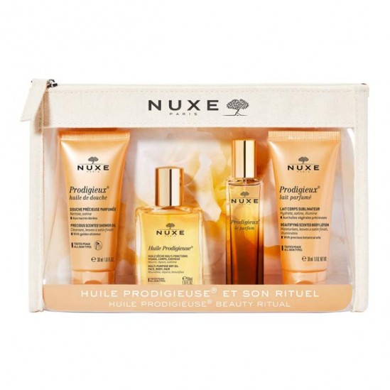 Nuxe Trousse Huile Prodigieuse et son rituel Nuxe Trousse Huile Prodigieuse et son rituel