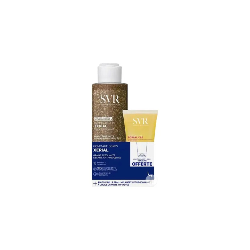 SVR Xerial Lot Gommage + Topialyse Huile Lavante