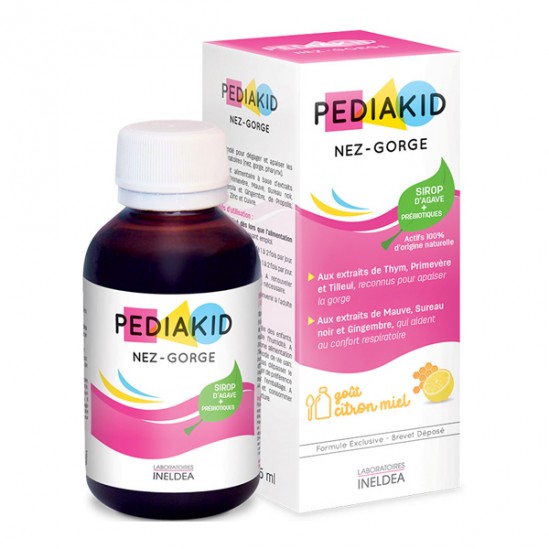 Pédiakid nez et gorge sirop 125ml Pédiakid nez et gorge sirop 125ml