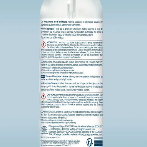 Biolane Expert Nettoyant Multi-Surfaces – 250 ml