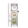 2 Sucettes BIBS Colour Ronde Eloise Sage Mix