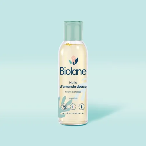 Biolane Huile d'Amande Douce 100% Naturelle  – 75 ml