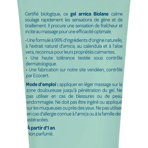 Biolane Gel Arnica Coups et Bosses Dès 12 mois – 20 ml