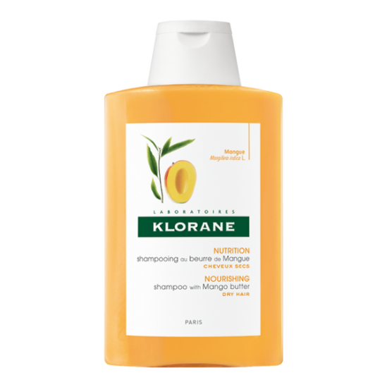 Klorane nutrition shampooing au beurre de mangue 400ml Klorane nutrition shampooing au beurre de mangue 400ml