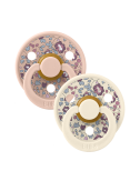 2 Sucettes BIBS Colour Ronde Eloise Blush Mix