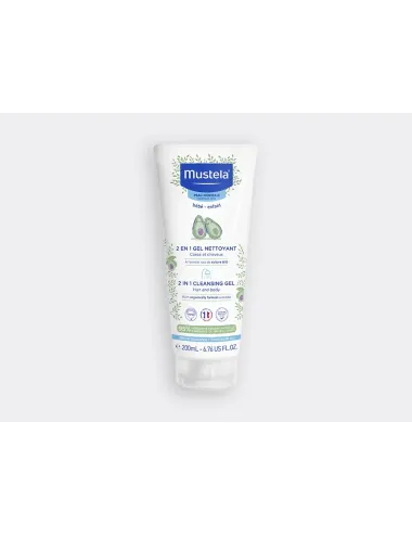 Mustela 2-en-1 Gel Nettoyant Corps & Cheveux 200 ml