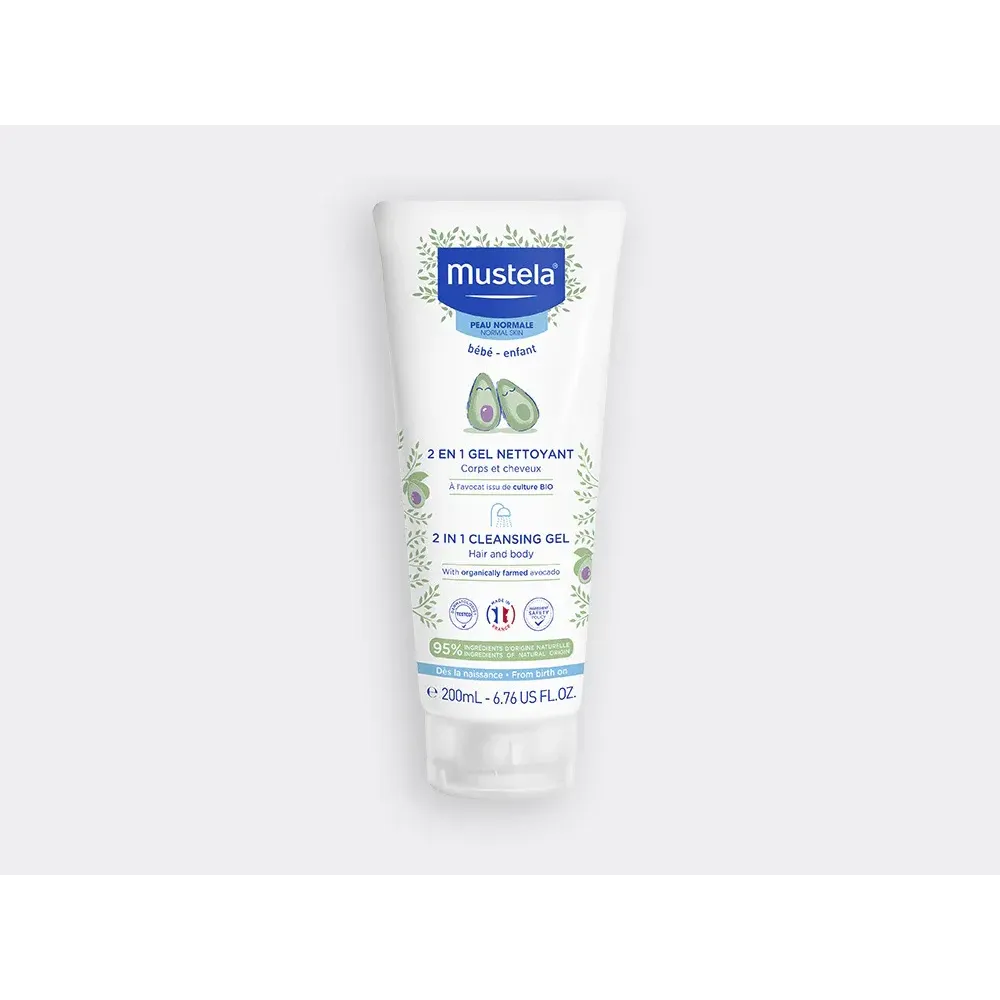 Mustela 2-en-1 Gel Nettoyant Corps & Cheveux 200 ml