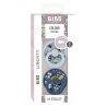 2 Sucettes BIBS Colour Ronde Eloise Chamomile Lawn Baby Blue Mix