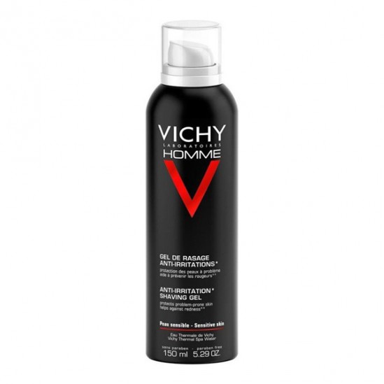 Vichy Homme Gel De Rasage - Anti-Irritations mousse à raser 150ml Vichy Homme Gel De Rasage - Anti-Irritations mousse à raser 150ml
