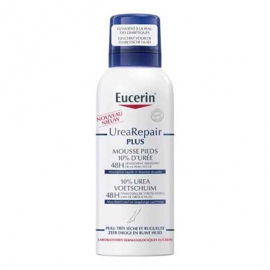 Eucerin urea repair plus mousse pieds 10% d'urée 150ml Eucerin urea repair plus mousse pieds 10% d'urée 150ml