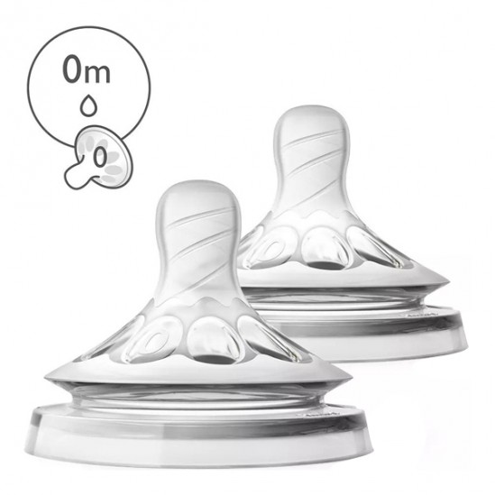 Philips avent 2 tétines natural 2.0 nouveau-né 0 mois Philips avent 2 tétines natural 2.0 nouveau-né 0 mois