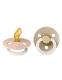 2 Sucettes BIBS Colour Anatomique Blush / Vanilla - GLOW