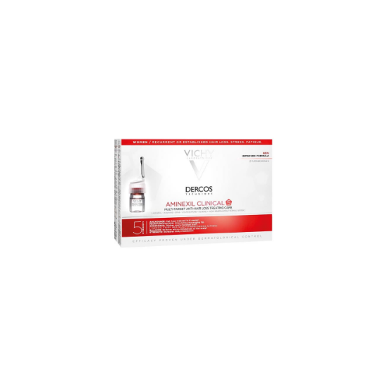 Dercos Technique Aminexil Femme Clinical 5 - Traitement Anti-Chute 21 x 6 ml Dercos Technique Aminexil Femme Clinical 5 - Traitement Anti-Chute 21 x 6 ml