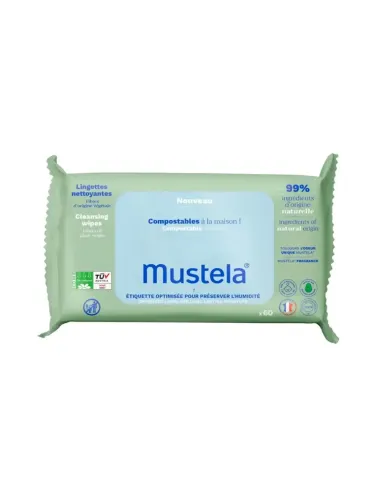 Mustela Lingettes Compostables x60