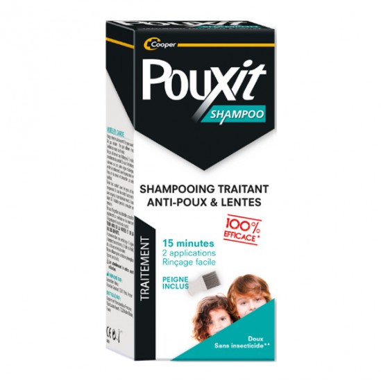 Cooper pouxit shampooing traitant anti-poux & lentes 250ml