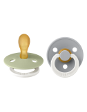 2 Sucettes BIBS Colour Symetique Sage / Cloud - GLOW
