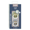 2 Sucettes BIBS Colour Symetique Sage / Cloud - GLOW