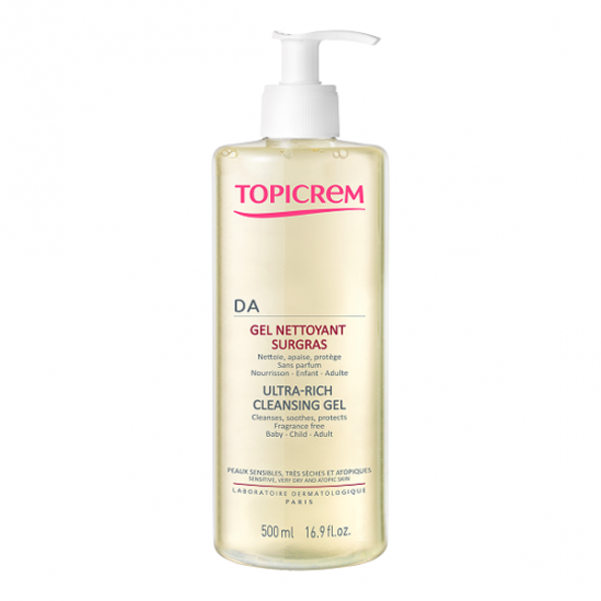 Topicrem gel nettoyant surgras 500ml Topicrem gel nettoyant surgras 500ml