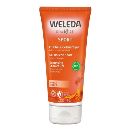 Weleda gel douche sport à l'arnica 200ml Weleda gel douche sport à l'arnica 200ml