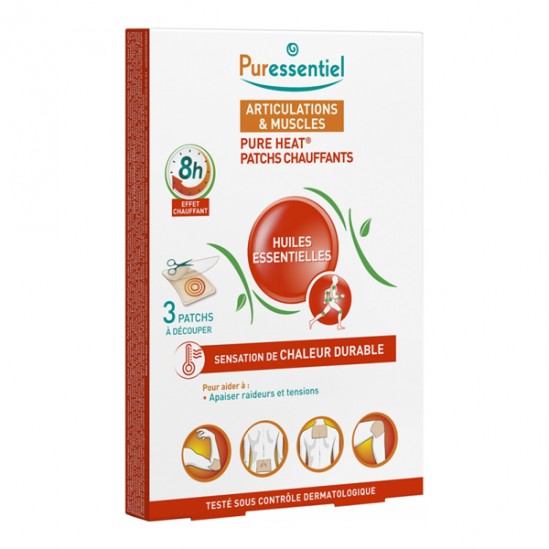 Puressentiel Articulations Patchs Chauffants aux 14 Huiles Essentielles 3 Patchs Puressentiel Articulations Patchs Chauffants aux 14 Huiles Essentielles 3 Patchs