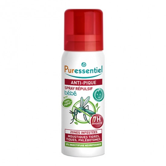 Puressentiel Spray Anti-Pique 7H Bébé 60 ml Puressentiel Spray Anti-Pique 7H Bébé 60 ml