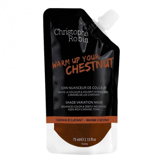 Christophe Robin soin nuanceur de couleur pocket châtain éclatant 75ml Christophe Robin soin nuanceur de couleur pocket châtain éclatant 75ml