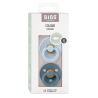 2 Sucettes BIBS Colour Symetique Baby Blue / Petrol