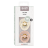 2 Sucettes BIBS Colour Symetique Ivory / Blush