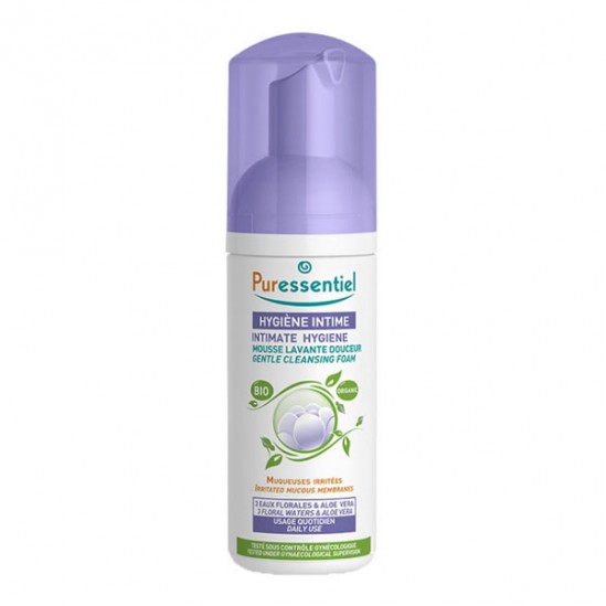Puressentiel Mousse lavante douceur bio hygiène intime 150ml Puressentiel Mousse lavante douceur bio hygiène intime 150ml