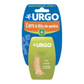 Urgo cors & oeils de perdrix pansement hydrocolloïde 5 pièces