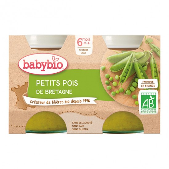 Babybio - Petits pois 6 mois et + Babybio - Petits pois 6 mois et +
