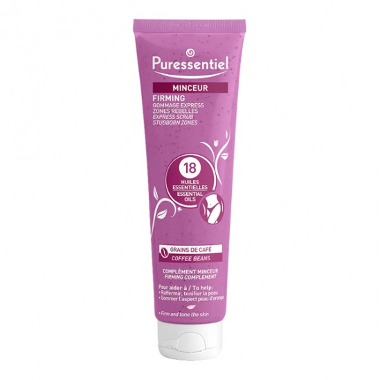 Puressentiel Minceur Gommage Express Zones Rebelles aux 18 Huiles Essentielles 150 ml Puressentiel Minceur Gommage Express Zones Rebelles aux 18 Huiles Essentielles 150 ml