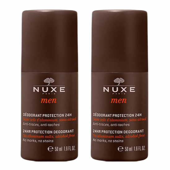 Nuxe men duo déodorant protection 24h 2x50ml Nuxe men duo déodorant protection 24h 2x50ml