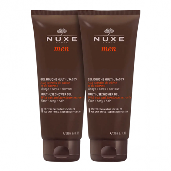 Nuxe Men Gel Douche 2x200ml Nuxe Men Gel Douche 2x200ml