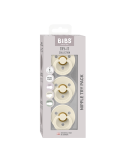 3 Sucettes BIBS Colour Ivory - Try it pack