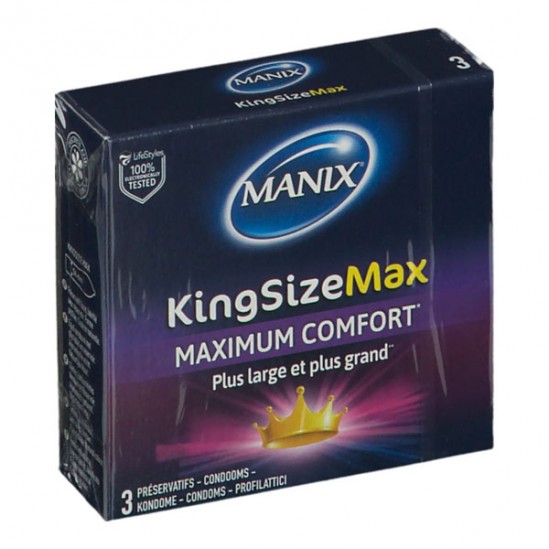 Manix king size max 3 préservatifs Manix king size max 3 préservatifs