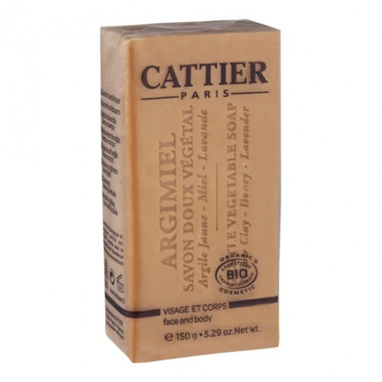 Cattier argimiel savon doux végétal 150g Cattier argimiel savon doux végétal 150g