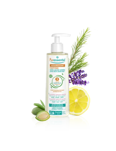 Puressentiel Assainissant Savon Surgras Peaux Sèches -- 250 ml