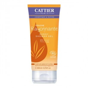 Cattier douche rayonnante abricot & miel 200ml