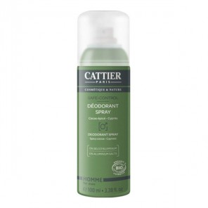 Cattier safe-control déodorant spray homme 100ml