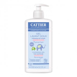 Cattier Bébé Gel Lavant Doux 500 ml
