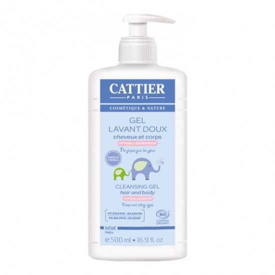 Cattier Bébé Gel Lavant Doux 500 ml Cattier Bébé Gel Lavant Doux 500 ml