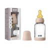 BIBS Biberon en verre 120 ml  Latex - Blush