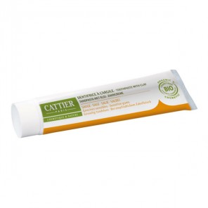 Cattier dentargile à l'huile essentielle de sauge bio 75ml