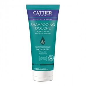 Cattier shampooing douche sport bio 200ml