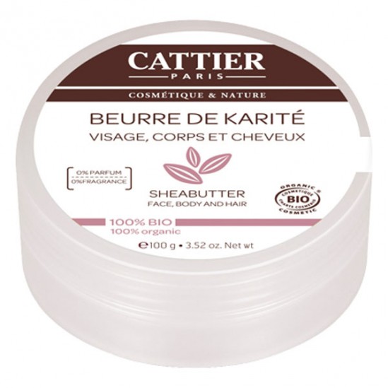 Cattier Beurre de Karité 100% Bio 100 g Cattier Beurre de Karité 100% Bio 100 g