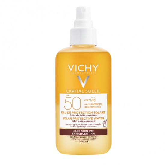 Vichy Ideal Soleil eau de protection solaire hâle sublimé 200ml Vichy Ideal Soleil eau de protection solaire hâle sublimé 200ml