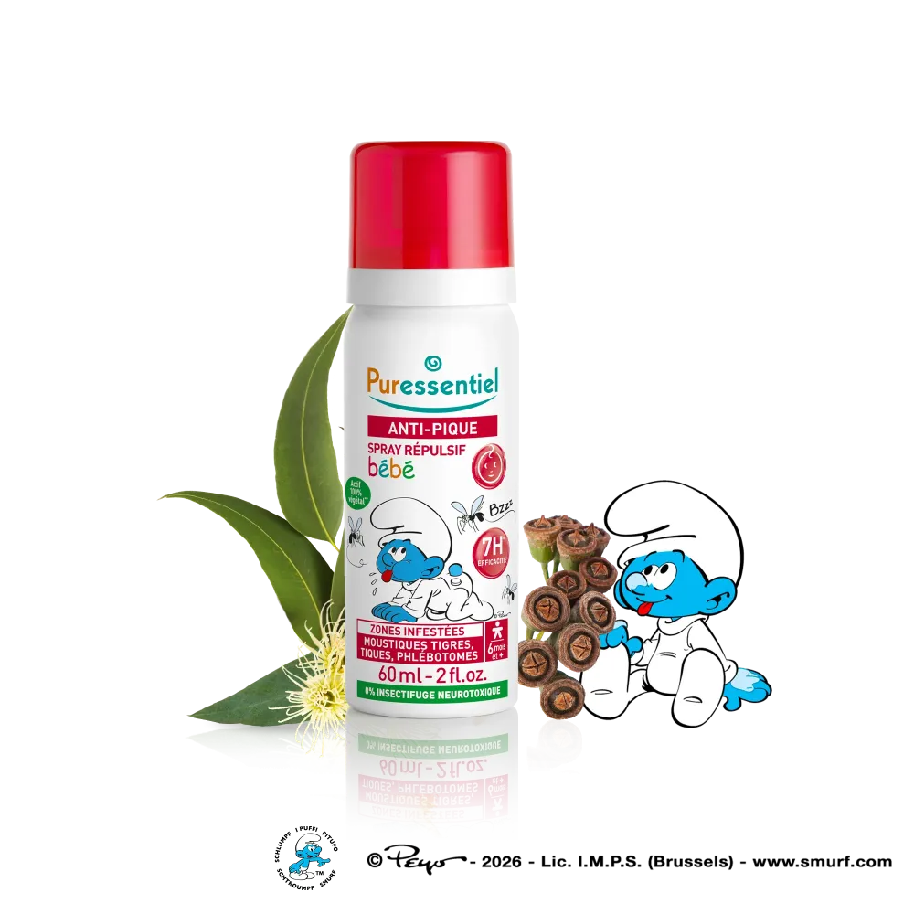 PURESSENTIEL – ANTI-PIQUE SPRAY RÉPULSIF BÉBÉ (60 ml)