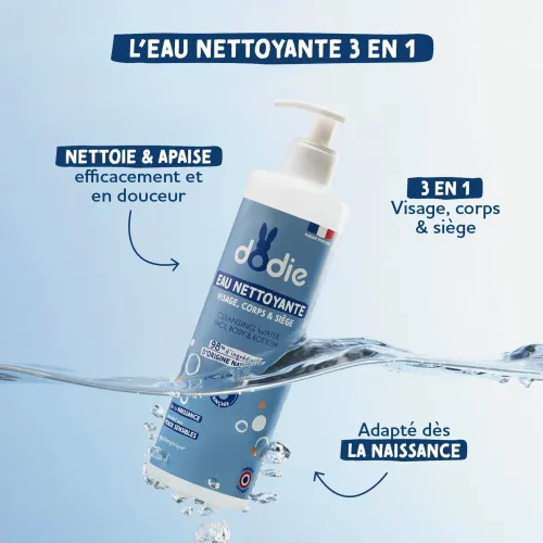 DODIE – EAU NETTOYANTE 3-EN-1 (500 ml)