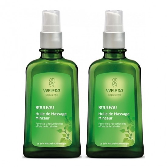 Weleda huile de massage minceur lot de 2 x 100ml Weleda huile de massage minceur lot de 2 x 100ml